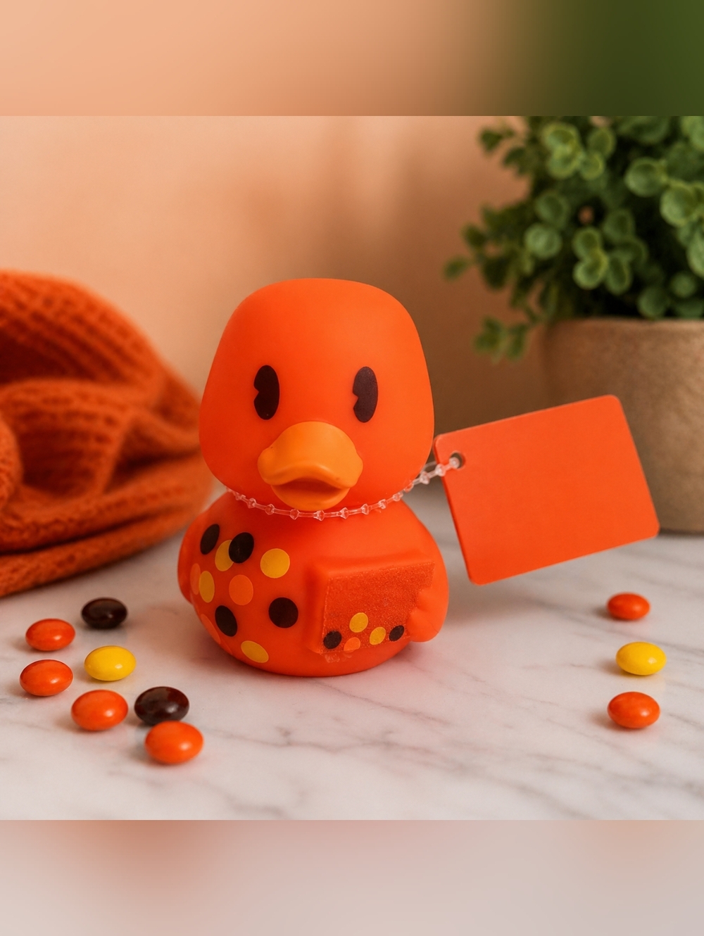 Reese's Pieces Rubber Duck